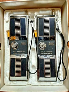 Vintage Ross 9TR Transceiver Two Way Walkie-talkie Radios Model RE-999 - Bild 1 von 9