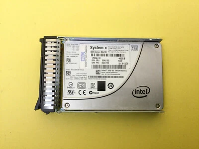 00AJ161 IBM System X Intel S700 400GB SATA 6Gb/s 2.5inch SSD 00AJ162 00AJ165 - Image 1 of 3