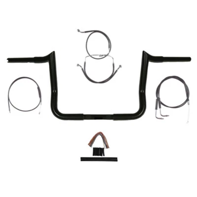 Kit de manillar Yaffe Monkey 1990-1995 Harley Electra Glide 1 1/4" negro 10" Foto 1 de 2