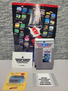 Top Gun Second Mission CIB NES Game TESTED - Picture 1 of 8
