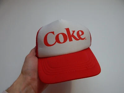 vintage coca cola coke trucker hat - Image 1 of 4