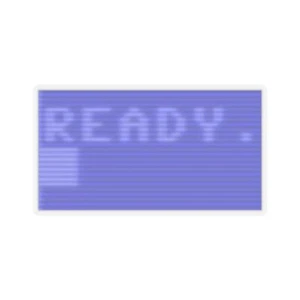 Commodore READY. Sticker – The Ultimate 8-Bit Nod commodore 64 128 Plus 4 Vic-20 - Picture 1 of 25