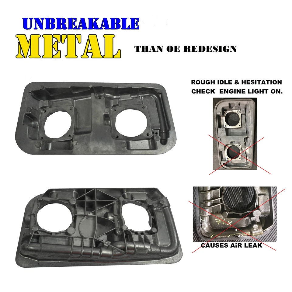 For Mercedes-Benz C63 CLK63 E63 R63 S6L3 AMG Intake Manifold Center Plate Kit - Image 1 of 4