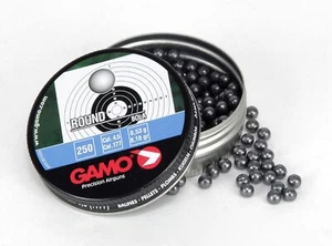 Gamo Round Ball Air Rifle Pellets .177 Caliber 250 Count - Picture 1 of 1