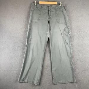 Kathmandu Pants Women’s Size 14 grey nylon cargo Hiking Outdoors Wide Leg - Picture 1 of 18