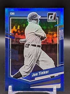 2023 Panini Donruss Joe Tinker Holo Blue #201 R2125