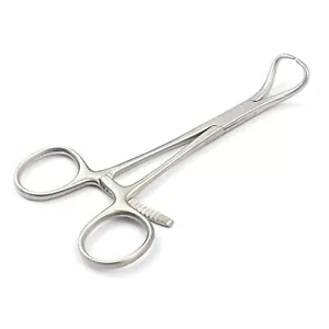 Pinzas de reducción ósea Instrumentos de trinquete quirúrgico curvado ortopédico de 5,5" - Imagen 1 de 4