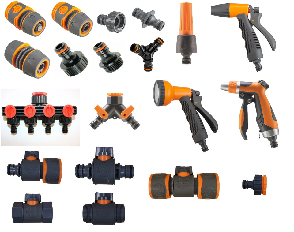 Gartenschlauch Kunststoff Stecksystem Schlauchkupplung EasyKlick passtzu Gardena - Bild 1 von 1