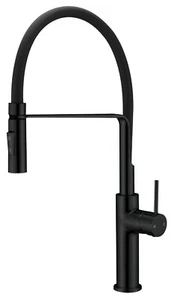 Ikon | Hali Matt Black multifunction swivel sink mixer - Picture 1 of 2
