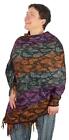 New Fair Trade Butterfly Pattern Fleece Blanket XL Shawl 1m x 2m Hippie Ethnic