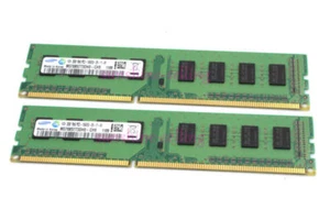 Samsung 4GB 2X 2GB PC3-10600U 1RX8 DIMM RAM DDR3 1333MHz Desktop Memory NON-ECC - Picture 1 of 3