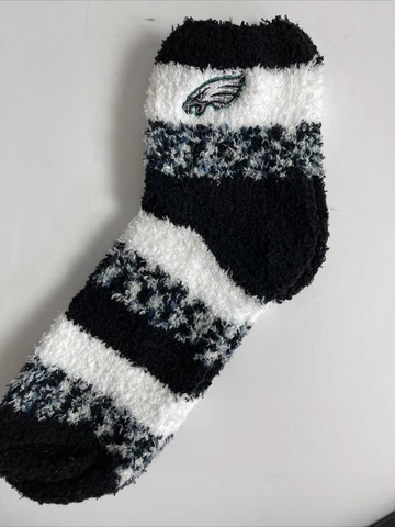 Philadelphia Eagles FBF Womens Cozy Fuzzy Sleep Socks OSFM New Free ship! (FZ) Cover