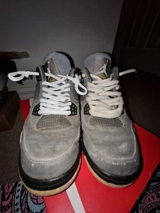 Size 9 - Jordan 4 Retro Low Cool Grey - Picture 1 of 6