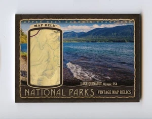 2018 UPPER DECK GOODWIN NATIONAL PARKS MAP #NP-60 LAKE QUINAULT 32/38 *69769 - Imagen 1 de 2