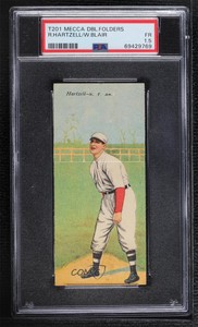 1911 Mecca Double Folders T201 Walter Blair Roy Hartzell PSA 1.5