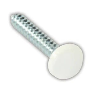 JR Products Kappet Screws w/Covers. Package of 14! White. Part # 20415 - Bild 1 von 4