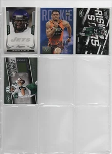  NFL AMERICAN FOOTBALL   NEW YORK JETS  4 CARD LOT - Picture 1 of 1