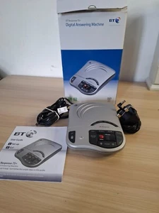 BT Response 75 plus Digital Telephone Answer Machine No Cassettes Required Boxed - Afbeelding 1 van 6
