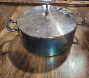 Silverplate Reed & Barton Casserole Midcentury Modern 1163 - Picture 1 of 10