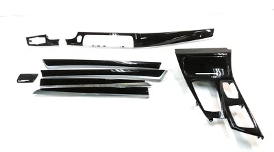 2015 BMW 535i (F10) DASH DOOR CONSOLE WOOD GRAIN TRIM PANEL SET (ASH GRAIN WOOD) - Image 1 of 4