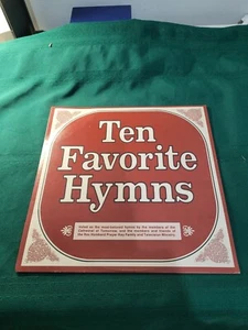 TEN FAVORITE HYMNS -REX HUMBARD FAMILY & MINISTRY SINGERS AND MUSICIANS Vinyl LP - Picture 1 of 2