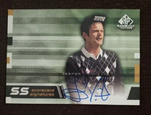 2003 SP Game Used Scorecard Signatures Jesper Parnevik - Picture 1 of 2