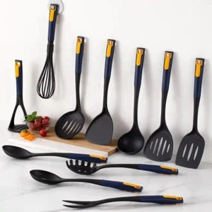 Large Silicone Cooking Utensils Set - Heat Resistant Kitchen Utensils,Turner Ton - Picture 1 of 5