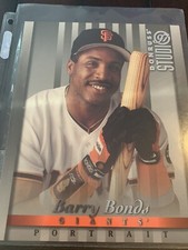 1997 Donruss Studio Portraits 8X10 #14 Barry Bonds Baseball Card SF Giants MLB