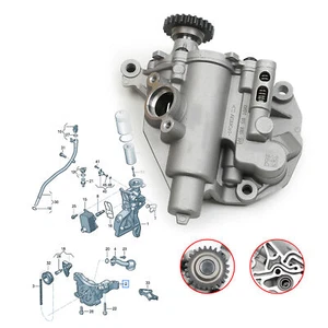 Engine Oil Pump Assembly Fit For Audi A3 A4 A5 Golf Passat Tiguan 1.8T 2.0TFSI - Bild 1 von 16