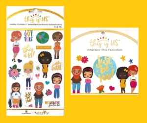 PAPER HOUSE This Is Us JUST BE YOU Stickers Girls Boys Mom Dad Family Home - Picture 1 of 3