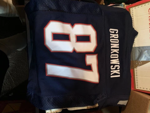 Official NFL New England Patriots Gronkowski Jersey Kids Toddler Size 24m 2T Cover