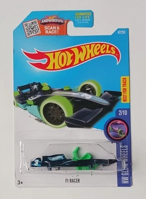 Coche Hot Wheels F1 Racer 2016 error falta parte inferior/base y ruedas  Foto 1 de 4