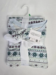 Conjunto de pijama estilo térmico para mujer 1X, camisa, pantalones, scrunchie, nuevo con etiquetas - Imagen 1 de 4