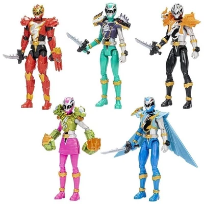 Power Rangers Dino Fury Team Up Pack, 6-Inch Action Figures Set of 5 - Image 1 of 4