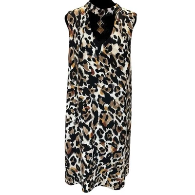 Sexy Gargantilla Lux II Para Mujer 14 Nuevo con Etiquetas Estampado Animal Leopardo Sin Mangas Vestido Fiesta’s Foto 1 de 4