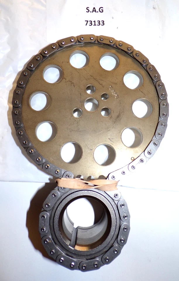 Juego de distribución de rodillos de una fila SA Gear 73133 1997-06 Chevy LS Gen 3 4,8-6,0 3 pernos Foto 1 de 2