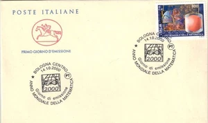 FDC ITALIA 2000 Anno della matematica 1 Busta Cavallino - Picture 1 of 1