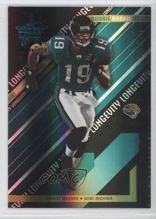 2004 Leaf Rookies & Stars Longevity Rookie Black /25 Ernest Wilford #219 RC - Image 1 of 2