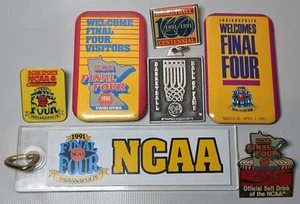 Qty 7 1991 1992 Final Four NCAA Basketball Championship Indianapolis Pins Duke - Picture 1 of 14