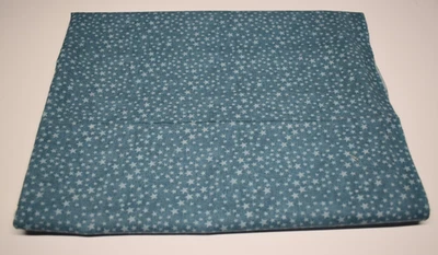 26"  x 45"  COTTON FABRIC fourth of July BLUE TONAL STARS blender background - Image 1 of 2