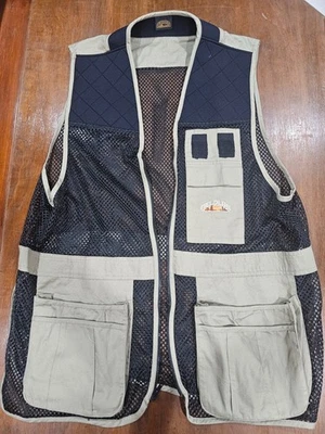 Fieldline Hunting/Fishing Skeet Trap Men’s Size Xl/XXL  Black/Tan Mesh Vest - Image 1 of 4
