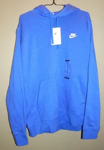 Nike Sportswear Herren Gr. XL Club Fleece Hoodie BV2654-480 blau Sweatshirt - Bild 1 von 4
