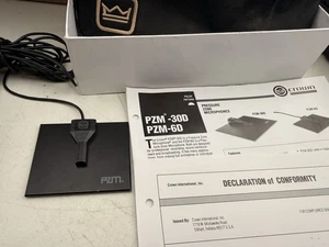 Crown/AKG PZM 6-D boundary microphone, original zippered pouch - Picture 1 of 6