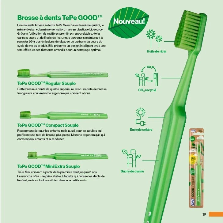 TePe Good - regular soft Zahnbürste - weiche Borsten - Handzahnbürste - Bild 1 von 1