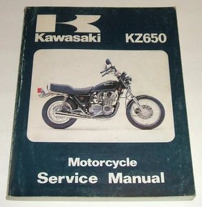 Manual de servicio Kawasaki Kz650 1981 Sr Z Csr Kz 650 taller de reparación - Imagen 1 de 8
