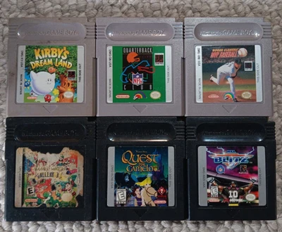 Lote de 6 juegos para Nintendo GameBoy, con Kirby's Dream Land, galería de juegos y relojes 3 Foto 1 de 2