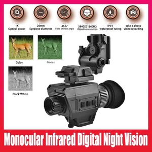 Casco NVG13 visione notturna monoculare ampia visione 40° 850nm IR WIFI digitale Starligh - Foto 1 di 6