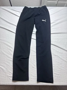 PUMA Womens Track Pants Lightweight Small S Black Polyester Black - Picture 1 of 11