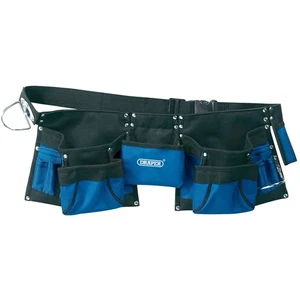 Draper Double Pouch Tool Belt Polyester With 50mm Wide Belt 03068 - Picture 1 of 2
