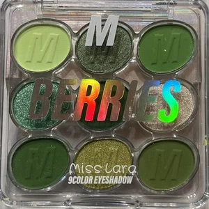 Damen 9 Farben Lidschatten Palette Make-up Grün Matt Und Schimmer Grün Eyeshado - Bild 1 von 9